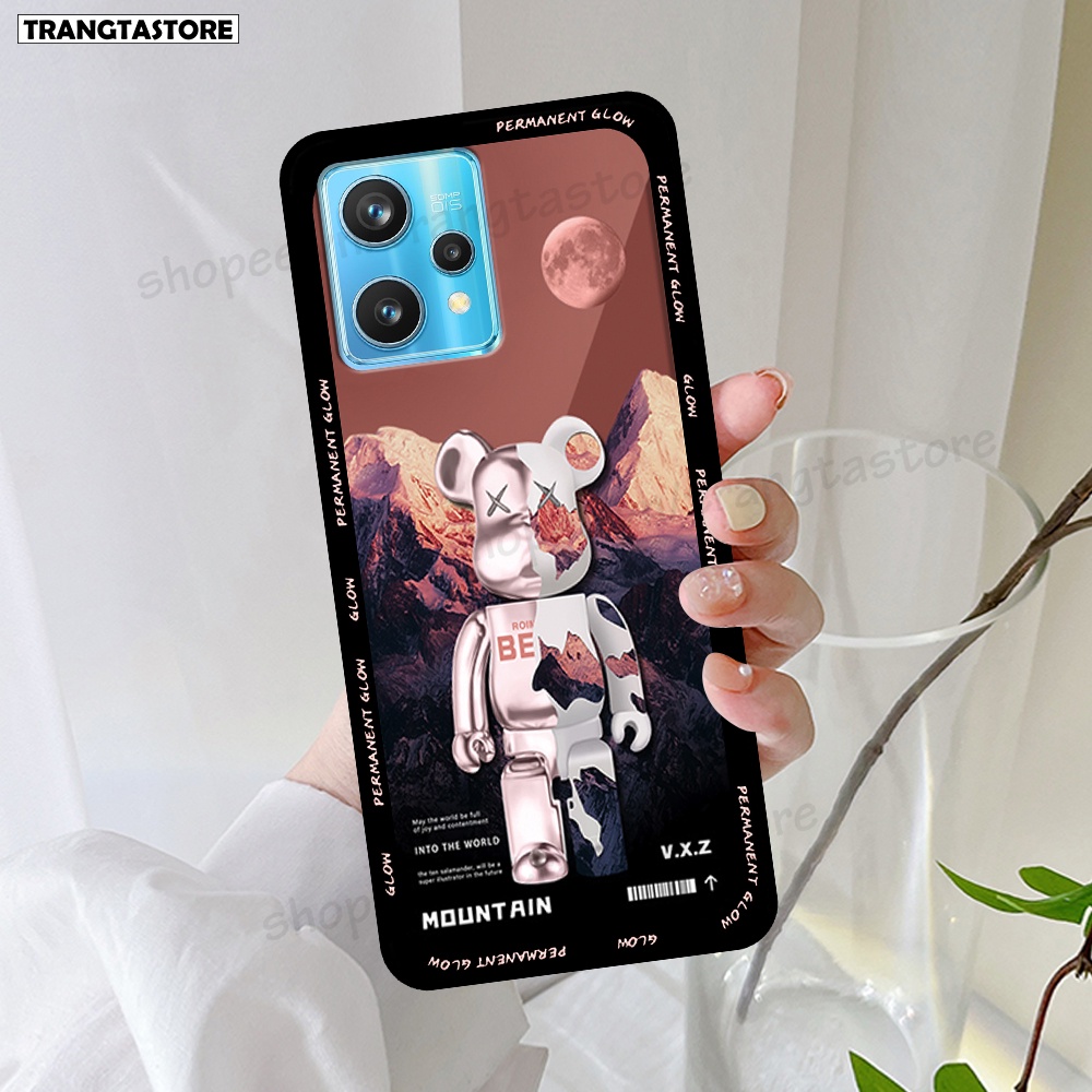 Ốp Realme 9i / 9 Pro in hình gấu Bearbrick,Mountain,xanh,đen,đỏ giá rẻ