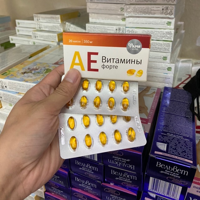 Vita min AE 350mg papm loại 20 viên to