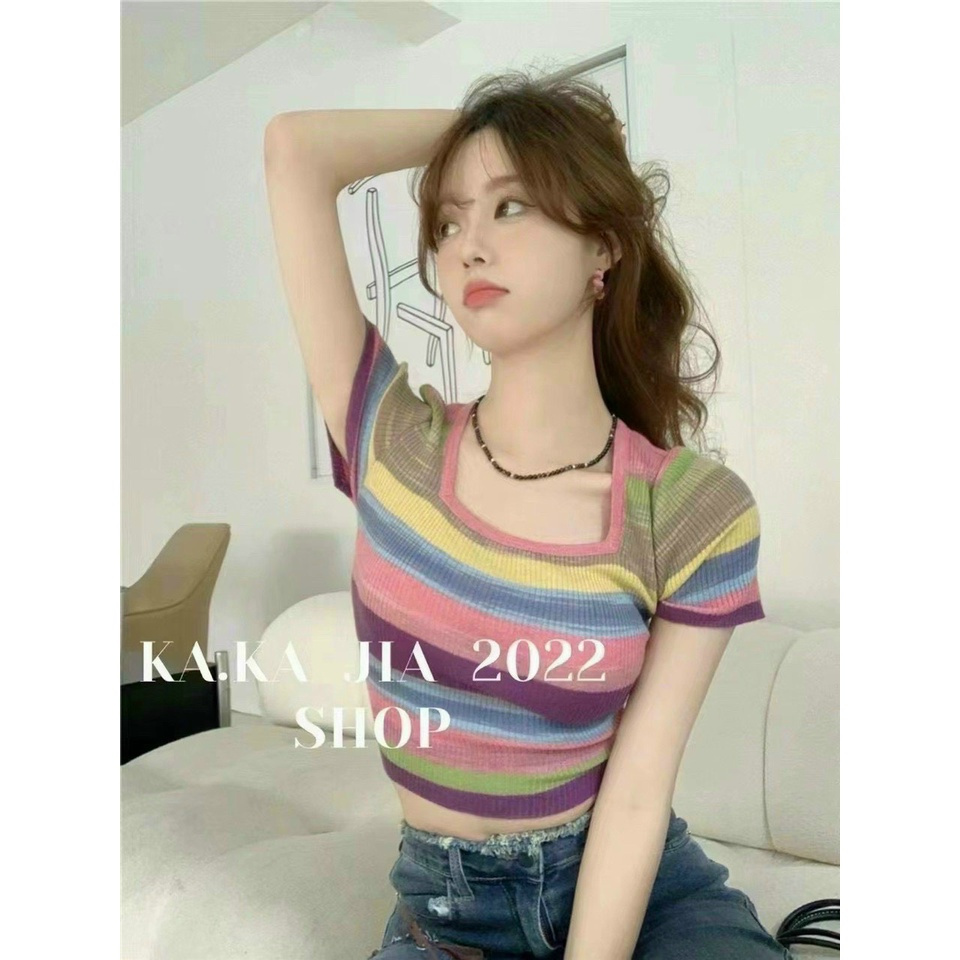 Áo phông nữ form rộng tay lỡ big size giá rẻ đẹp LEN CỔ U