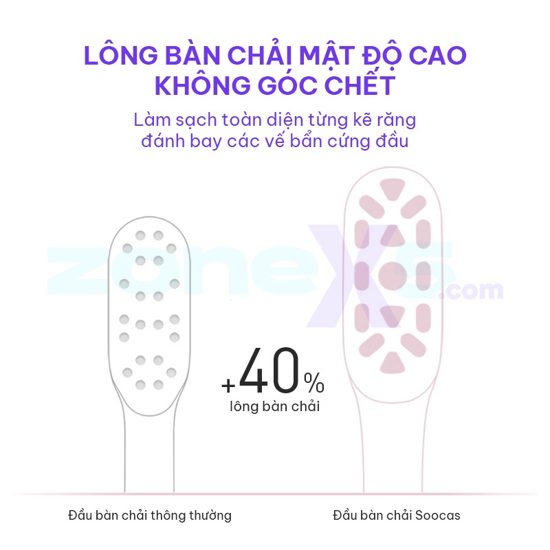 [CHÍNH HÃNG]Đầu bàn chải điện Soocas dùng cho tất cả các dòng bàn chải điện Soocas