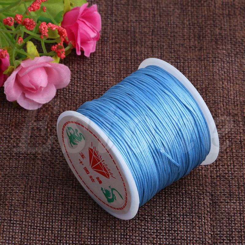 Cuộn Dây Nylon Làm Vòng Đeo Tay Kích Thước 0 8mm Dài 45M