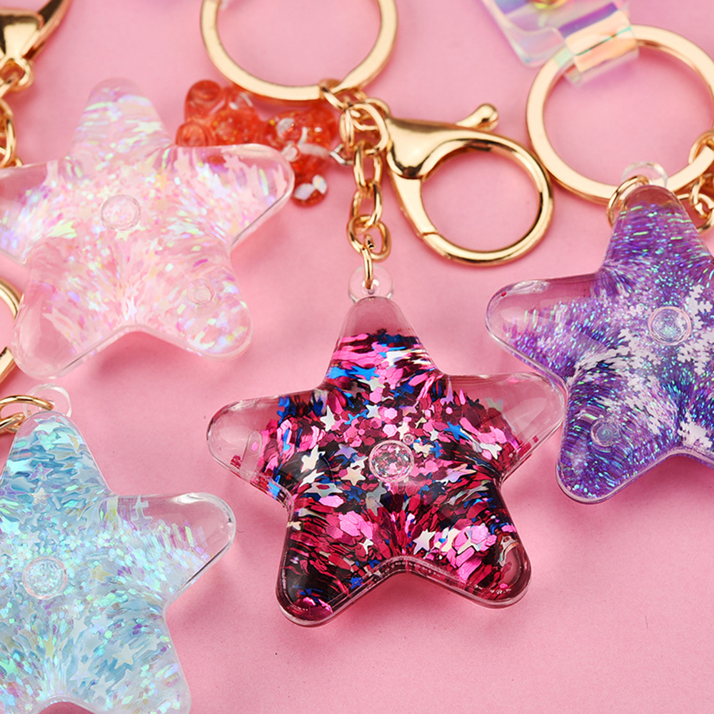 Móc khóa hình ngôi sao xinh xắn dễ thương