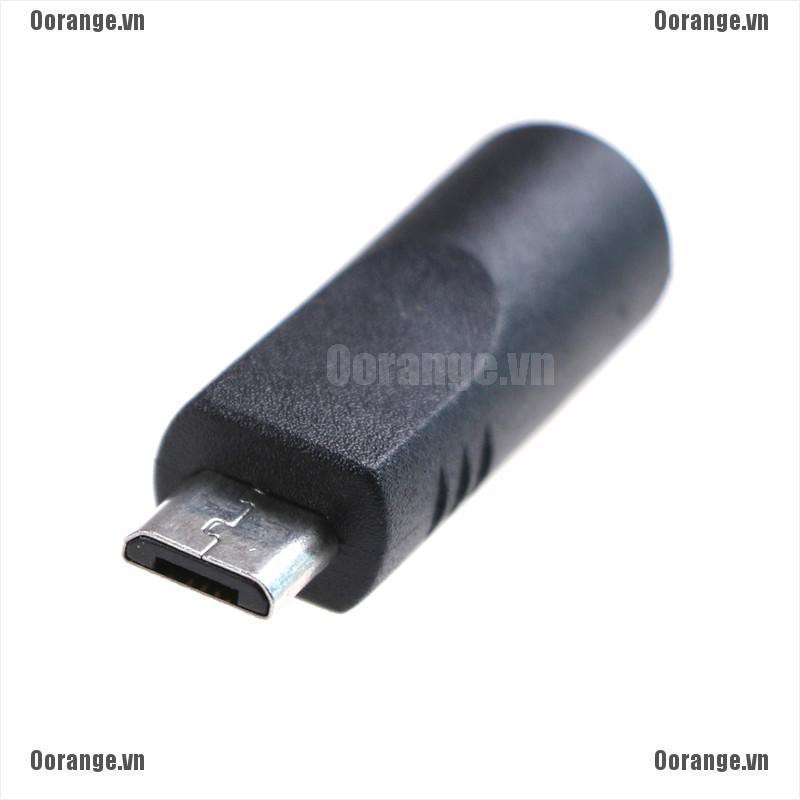 Bộ 2 Đầu Nối Sạc Pin 3.5mm x 1.1mm Sang Micro USB 5 DC Tiện Dụng