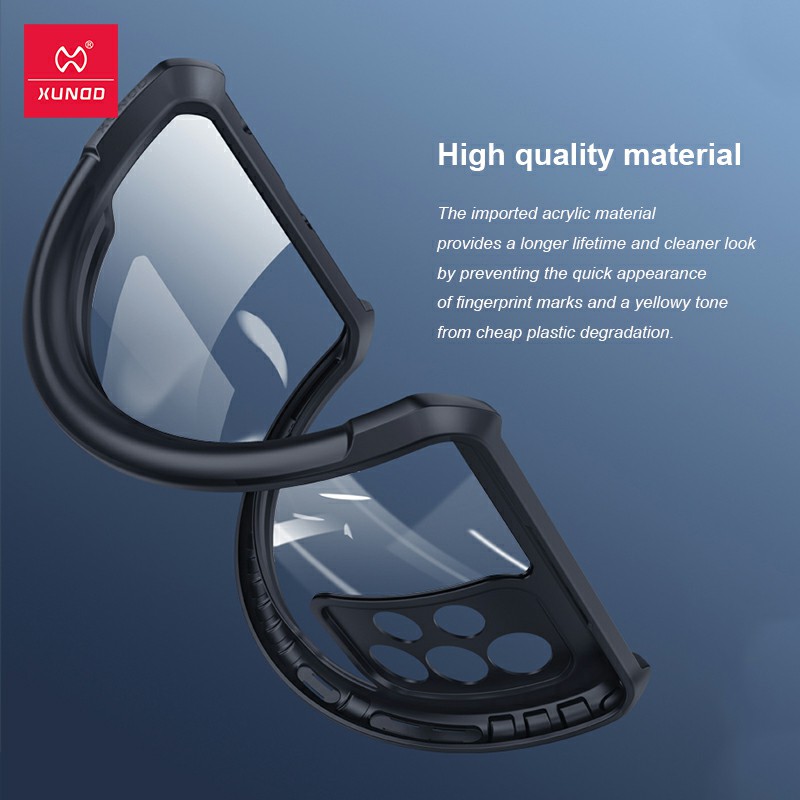 Ốp lưng Samsung A72 / A72 5G Hiệu XUNDD lưng trong viền màu cao cấp bảo vệ toàn diện