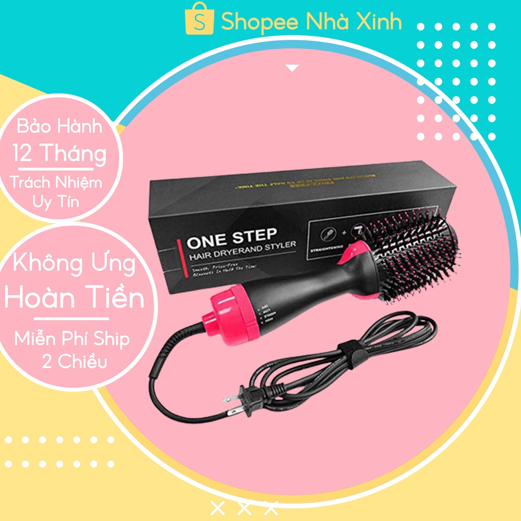 Lược sấy tóc đa năng, lược sấy tóc xoay 360 độ [Bh 12 tháng]
