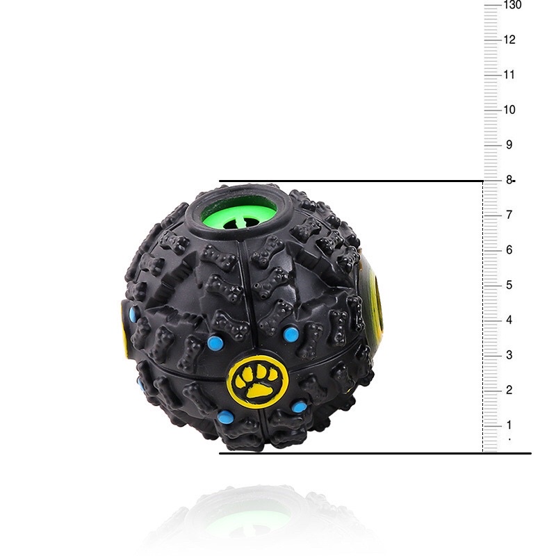 [ Có tiếng kêu]Bóng đồ chơi cho chó nhỏ gặm đựng thức ăn phòng ngừa cắn sủa giảm stress, thư giãn