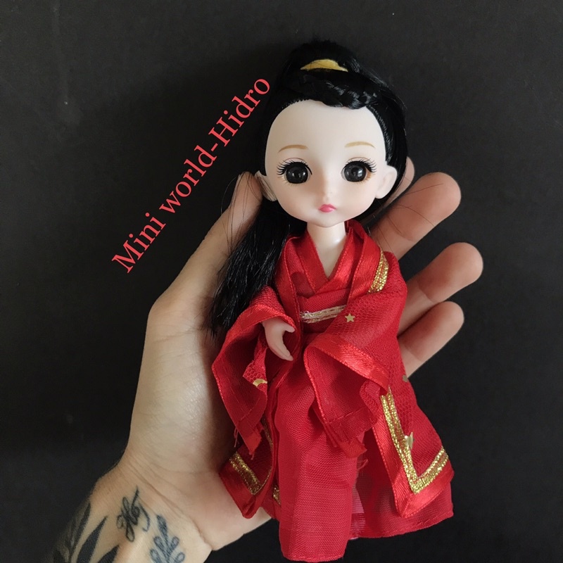Búp bê Baboliy công chúa cổ trang có khớp mặc đồ Trung Quốc Hanbok kiếm hiệp