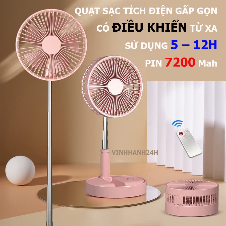 Quạt Tích Điện Gấp Gọn Đa Năng Tiện Ích | BigBuy360 - bigbuy360.vn
