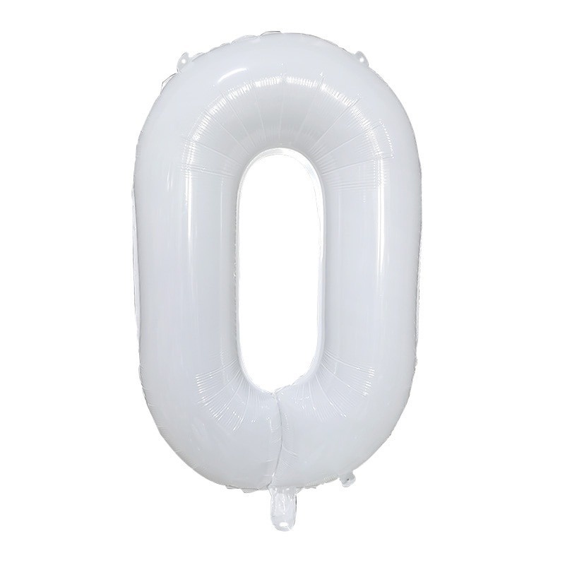 Bong bóng giấy nhôm kiểu dáng chữ số 0-9 tùy chọn 32 inch dành cho trang trí tiệc sinh nhật