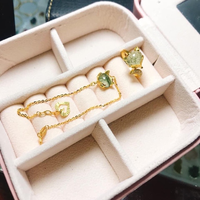 Lắc tay hồ ly mặt đá đủ màu