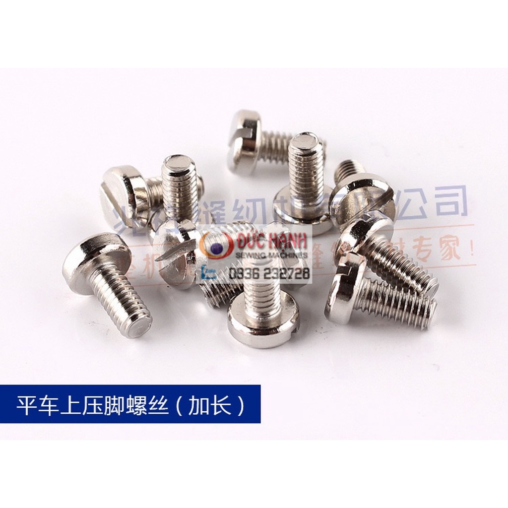 ỐC CHÂN VỊT - ỐC GẮN KIM -ỐC RĂNG CƯA - ỐC MẶT NGUYỆT MÁY MAY CÔNG NGHIỆP 1 KIM - 10 CON