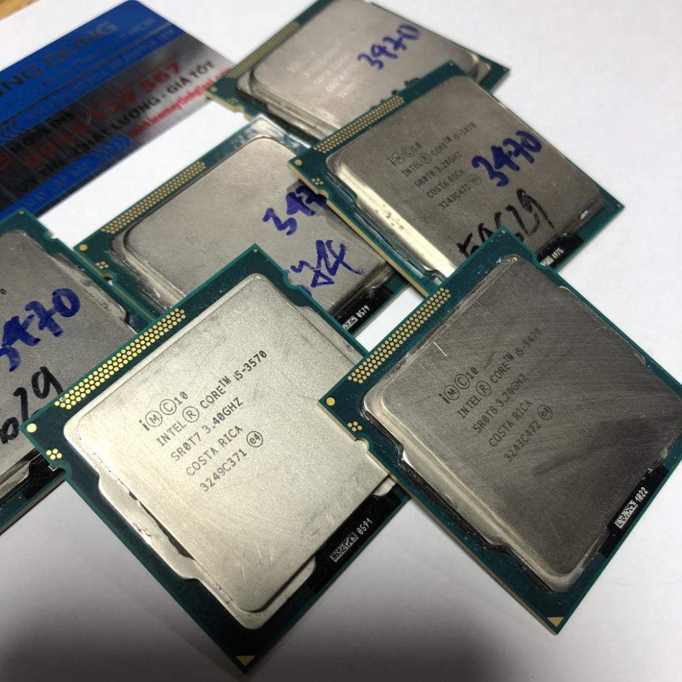 (giá khai trương) CPU i5 socket 1155, i5 2320, i5 2400, i5 2500, i5 3330s,i5 3450, i5 3470, i5 3470s, i5 3550, i5 3570