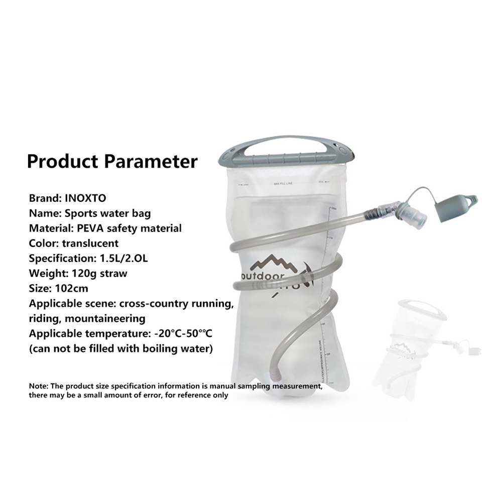 Ba Lô Đựng Nước 1.5L/2L Thiết Kế Gấp Gọn Tiện Dụng Cho Hoạt Động Ngoài Trời