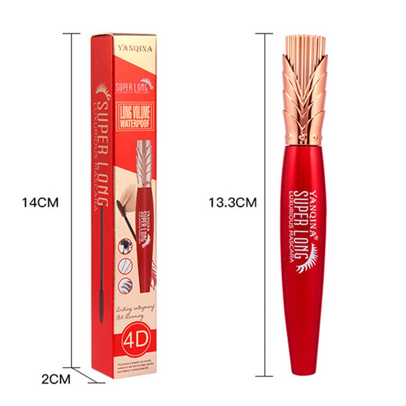 Mascara lợi lụa mềm làm dài và dày mi trang điểm chống nước