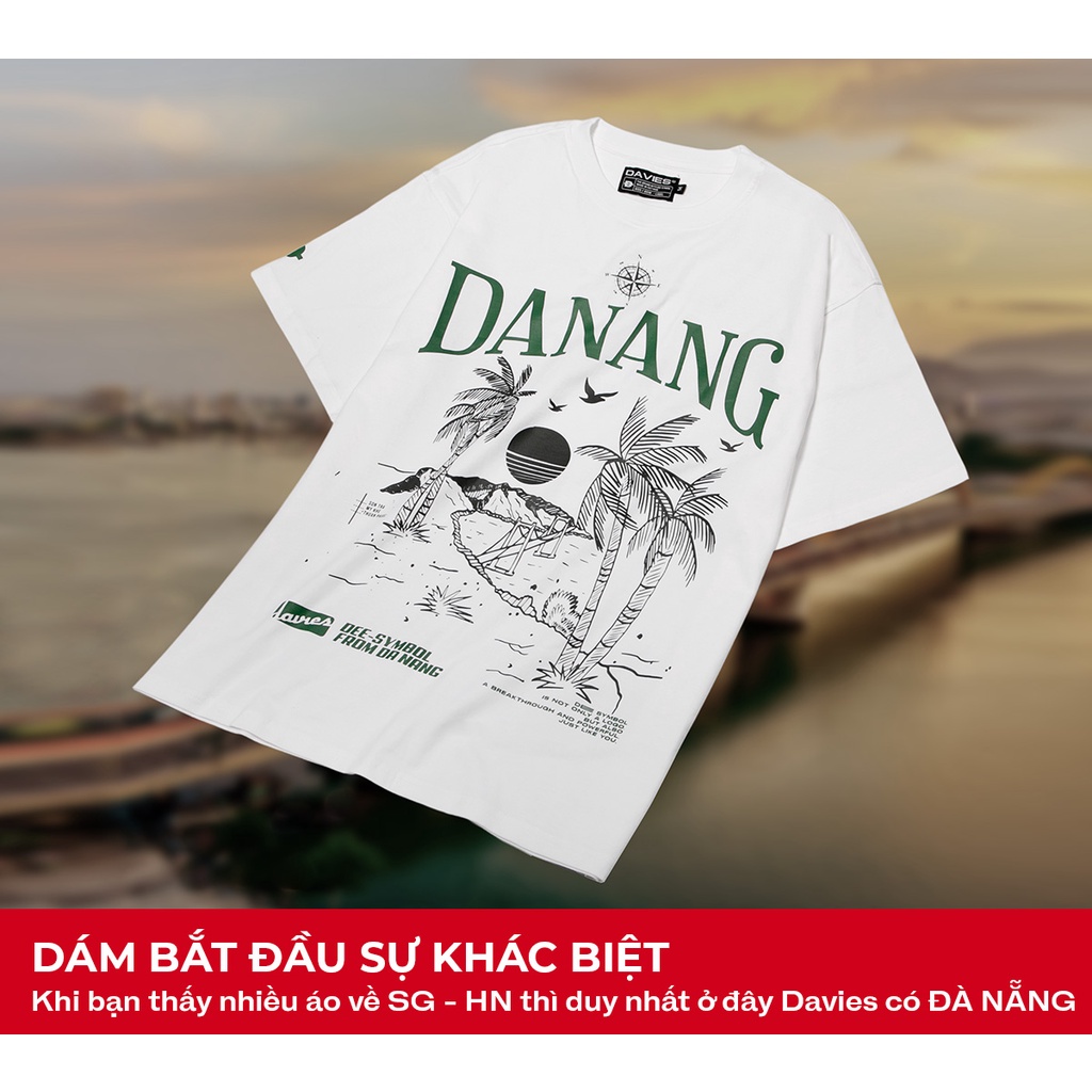 Áo phông nam nữ form rộng tay lỡ nhiều màu basic tee local brand DAVIES Danang| D29-T1