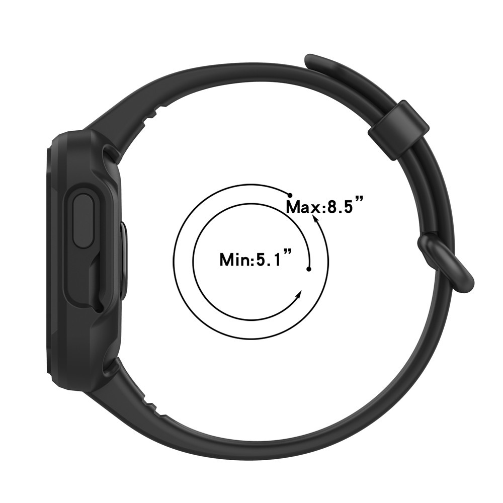 Dây Đeo Silicone Kèm Ốp Bảo Vệ Cho Đồng Hồ Thông Minh Xiaomi Mi Watch Lite / Redmi Watch 2 Lite / Poco Watch