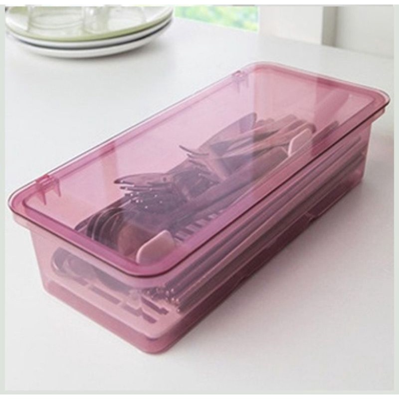 Hộp đựng đũa thìa có nắp cao cấp 0768 TA