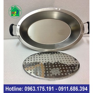 Khay Cá Chép Om Dưa Inox Đẹp