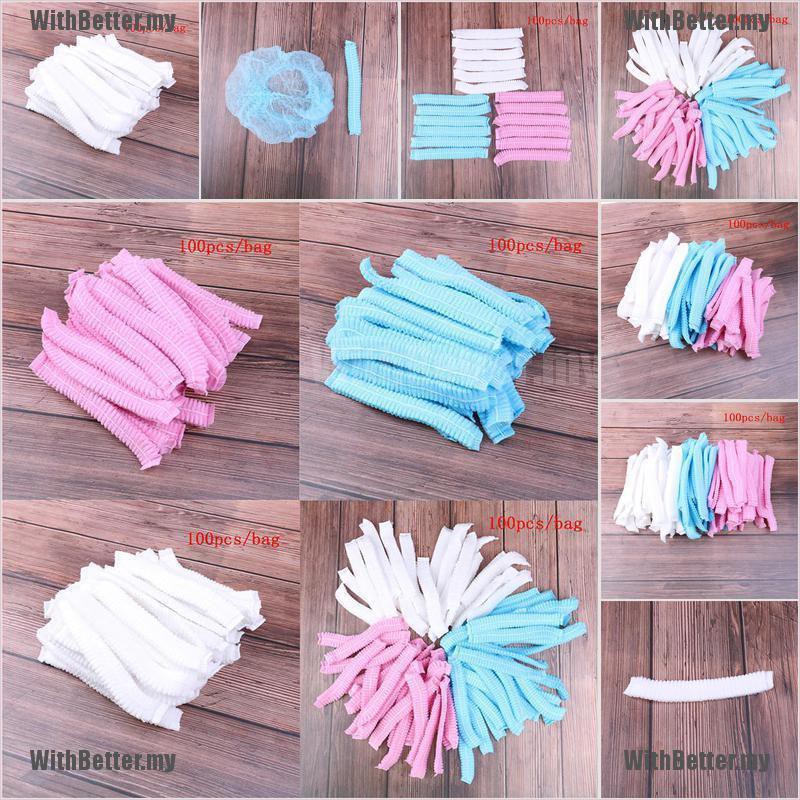 Set 100 Mũ Trùm Đầu Khi Trang Điểm Dùng Một Lần Tiện Lợi | BigBuy360 - bigbuy360.vn
