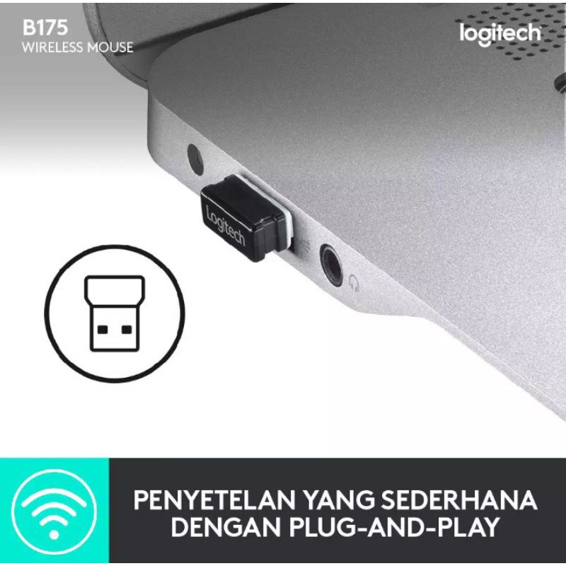 Chuột Không Dây Logitech B175 | BigBuy360 - bigbuy360.vn