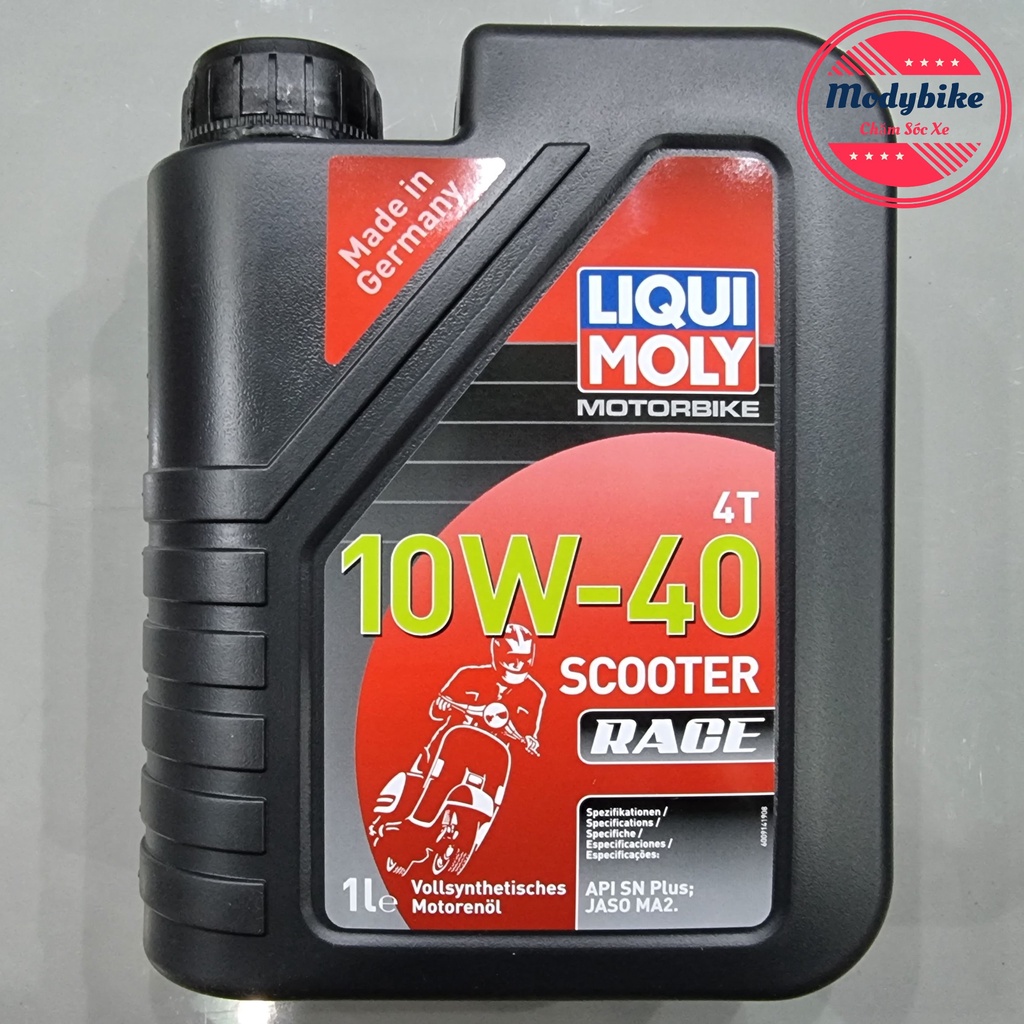 Nhớt Xe Tay Ga Cao Cấp Liqui Moly Scooter Race 10W-40 Made in Germany