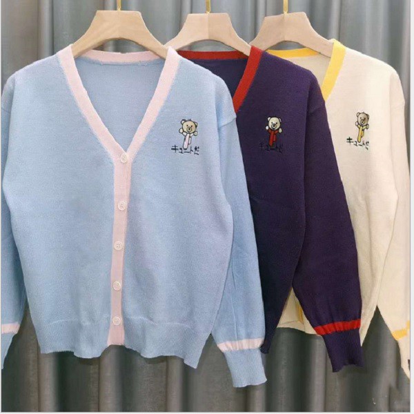 Áo khoác cardigan len nữ A475