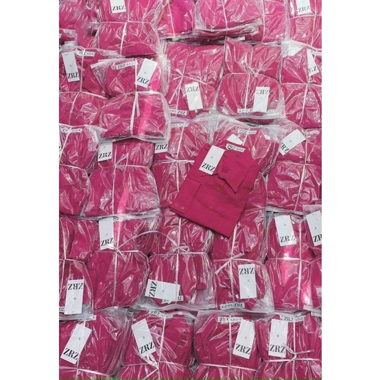 Áo sơ mi hồng mẫu chị Midu ✨Lotus shop✨ pvb