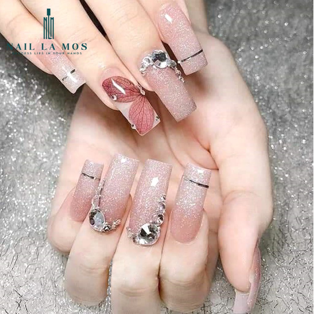 Hoa khô trang trí móng tay - Set 7 màu hoa khô nail, cánh hoa to và mỏng đắp ẩn theo phong cách Hàn Nhật