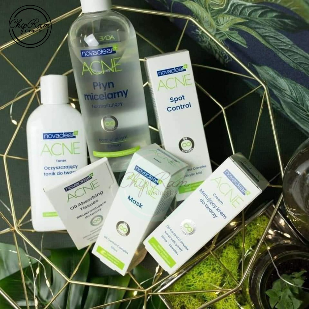 Nước hoa hồng Novaclear Acne Toner làm dịu da cân bằng pH 150ml