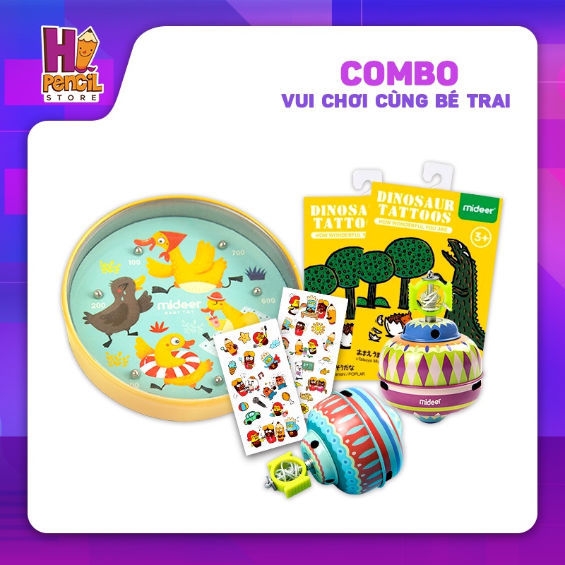 Combo đồ chơi Hi Pencil vui chơi cùng bé trai