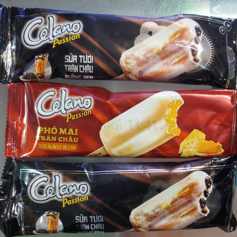 Kem sữa tươi trân châu đường đen/phô mai trân châu hoàng kim Celano