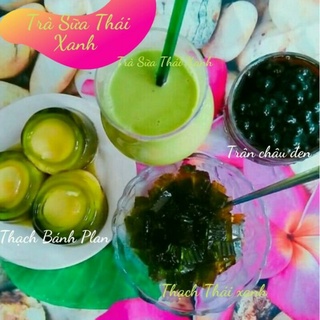 [Sét 3 Món ]Nguyên Liệu Trà Sữa Thái Xanh.