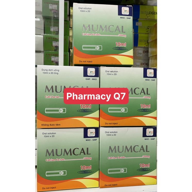 HỘP 20 ỐNG MUMCAL ỐNG 10ML MUM CAL