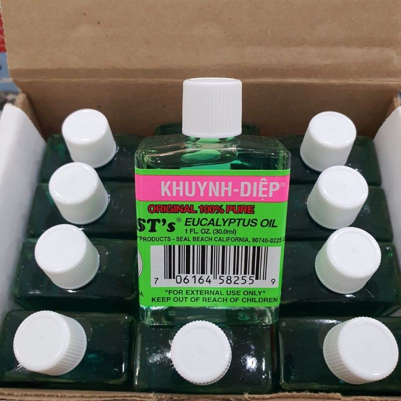 Dầu khuynh diệp Mỹ được tinh chết từ Tea Tree Oil & Khuynh Diệp.
