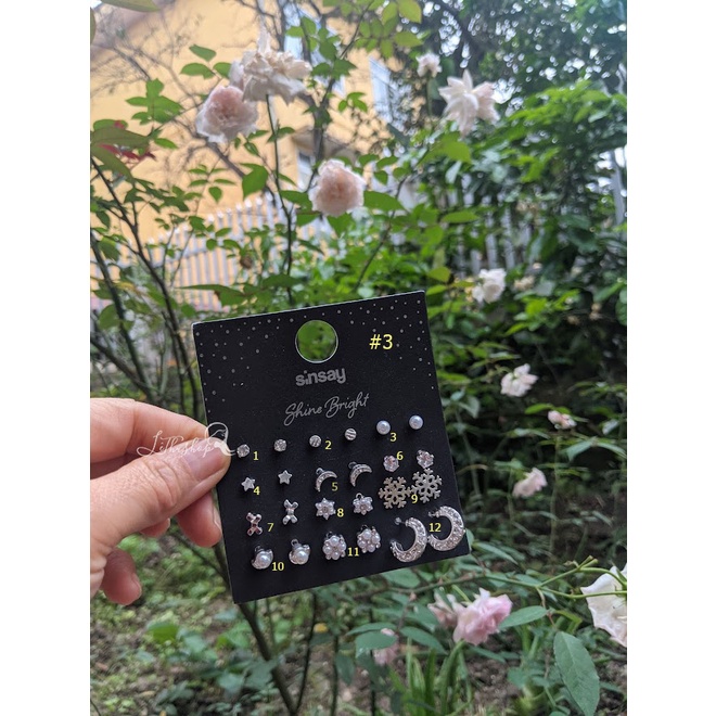 [1 đôi] Khuyên tai trendy siêu xinh