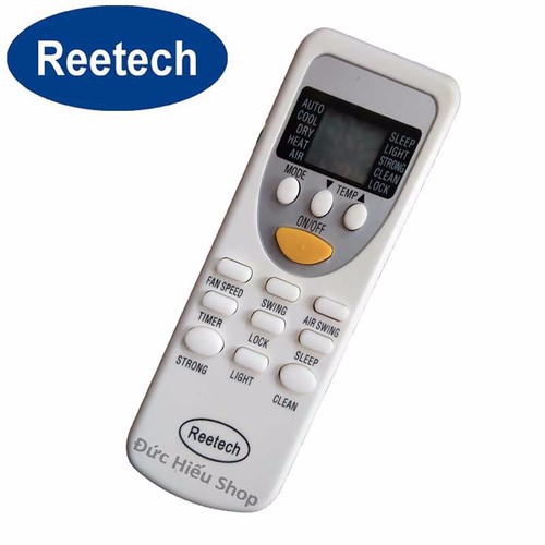 Điiều khiển máy lạnh - Remote điều khiển MÁY LẠNH reetech  giống KW ,BẢO HÀNH ĐỔI MỚI