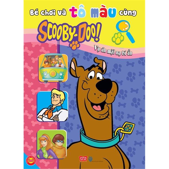 Sách - Bé chơi và tô màu cùng Scooby-Doo