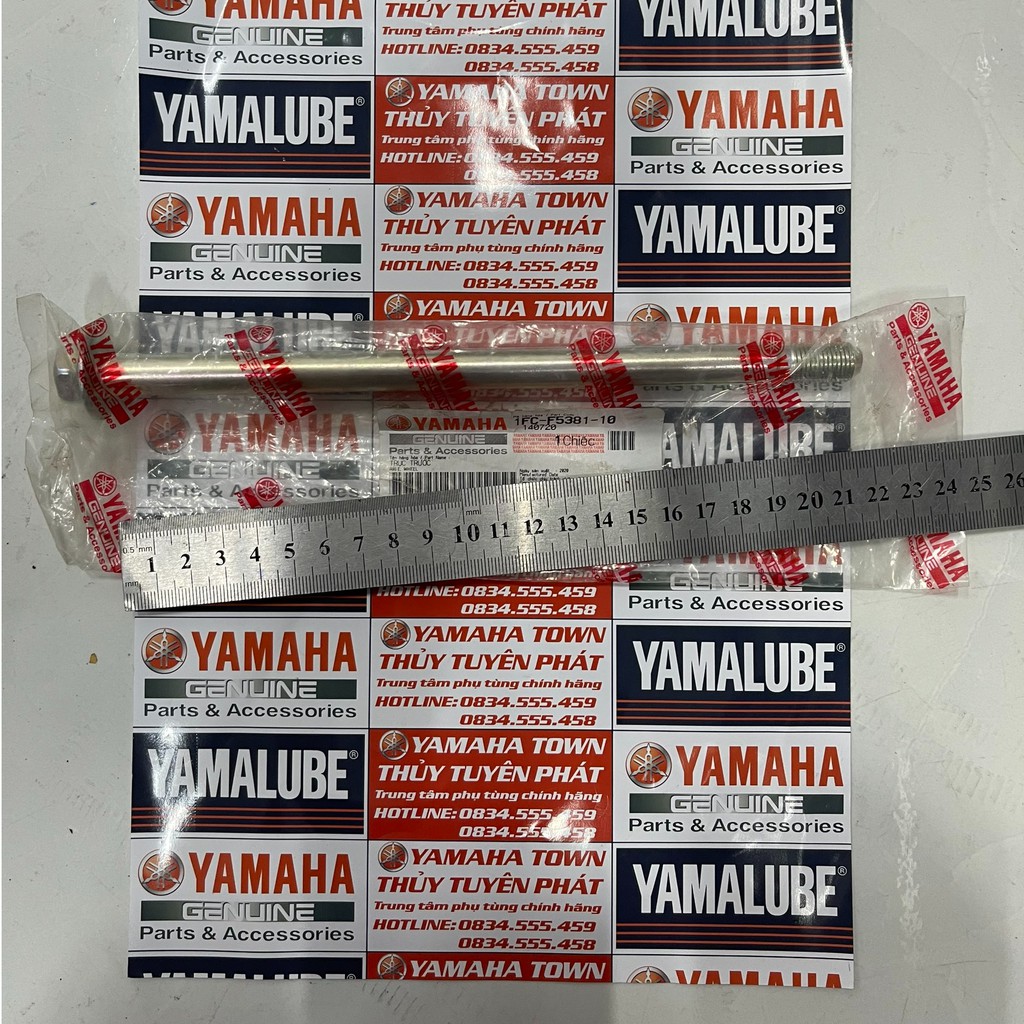 Cốt bánh trước sau - Trục bánh trước sau Exciter 135 Ex10 Ex135 chính hãng Yamaha