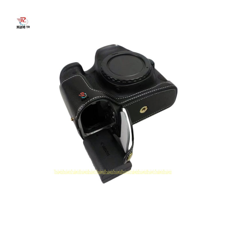 Bao Giả Da PU Dành Cho Máy Ảnh Canon EOS 6D2 6Dii 6D Mark ii Kèm Dây Đeo Tay