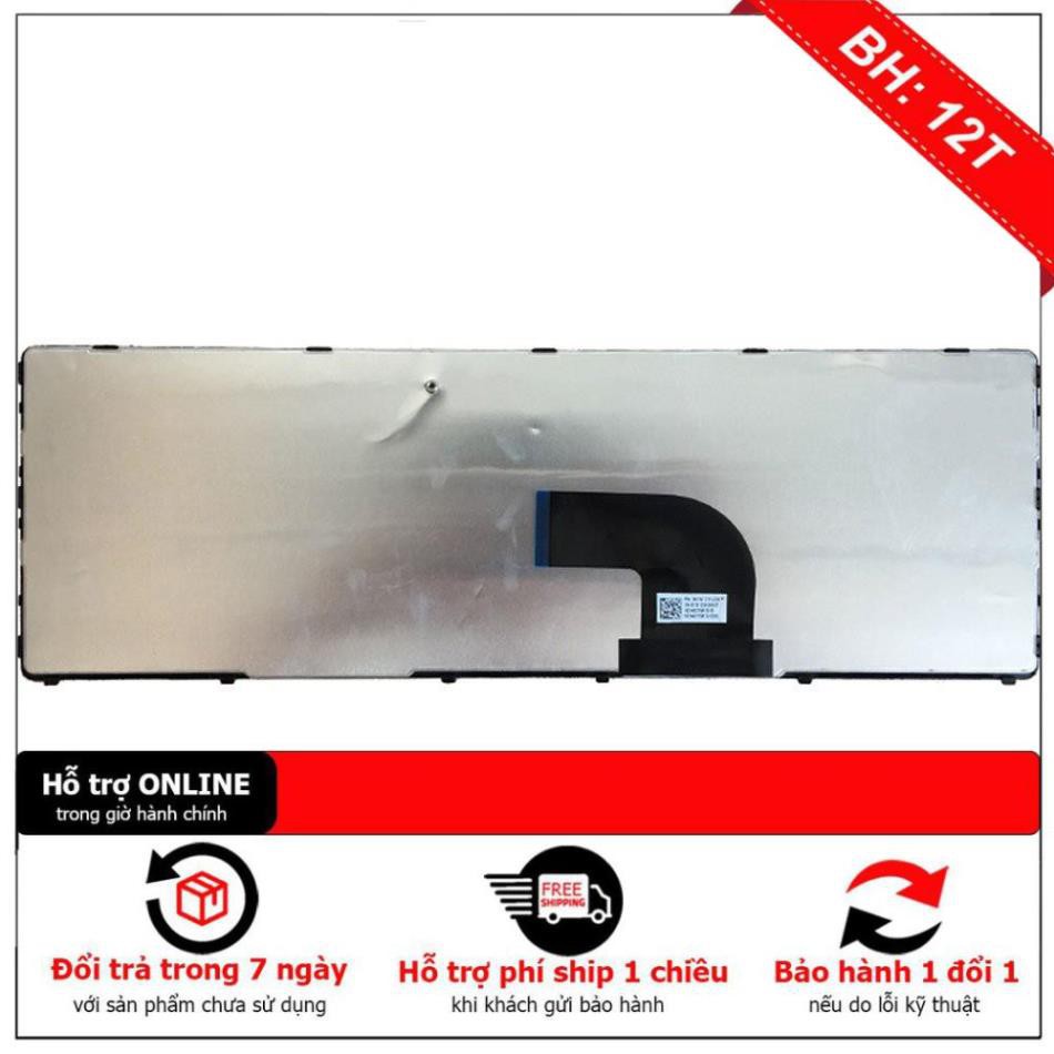 [BH12TH] Bàn Phím Laptop Sony Vaio SVE15 Series Có Khung - Màu Đen