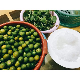Siro quất húng chanh đường phèn