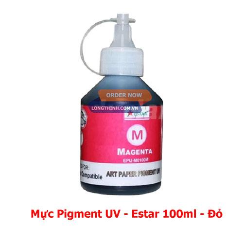 Mực dầu Pigment UV EStar 4 màu 100ml
