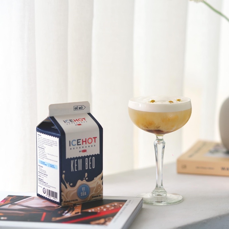 Kem béo vị sữa ICECHOT hộp 500gr