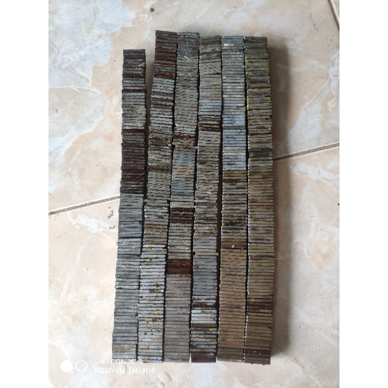 Nam châm trắng kích thước 41x17x2,5mm