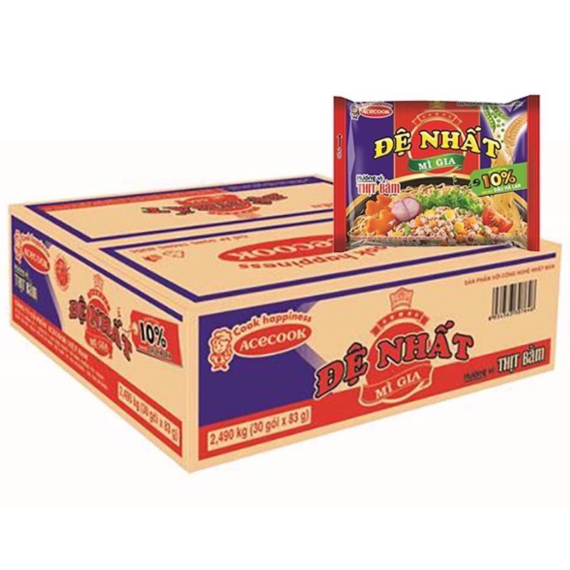 Mì Đệ Nhất thịt bầm (thùng 30 gói x 83g) | BigBuy360 - bigbuy360.vn