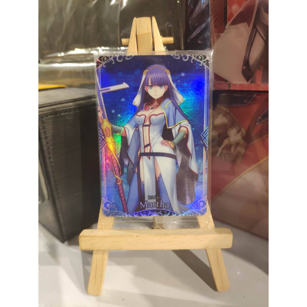 Thẻ bài bánh xốp Fate Grand Order FGO Martha SP - Super Rare - Tặng bọc bài nhựa bảo quản