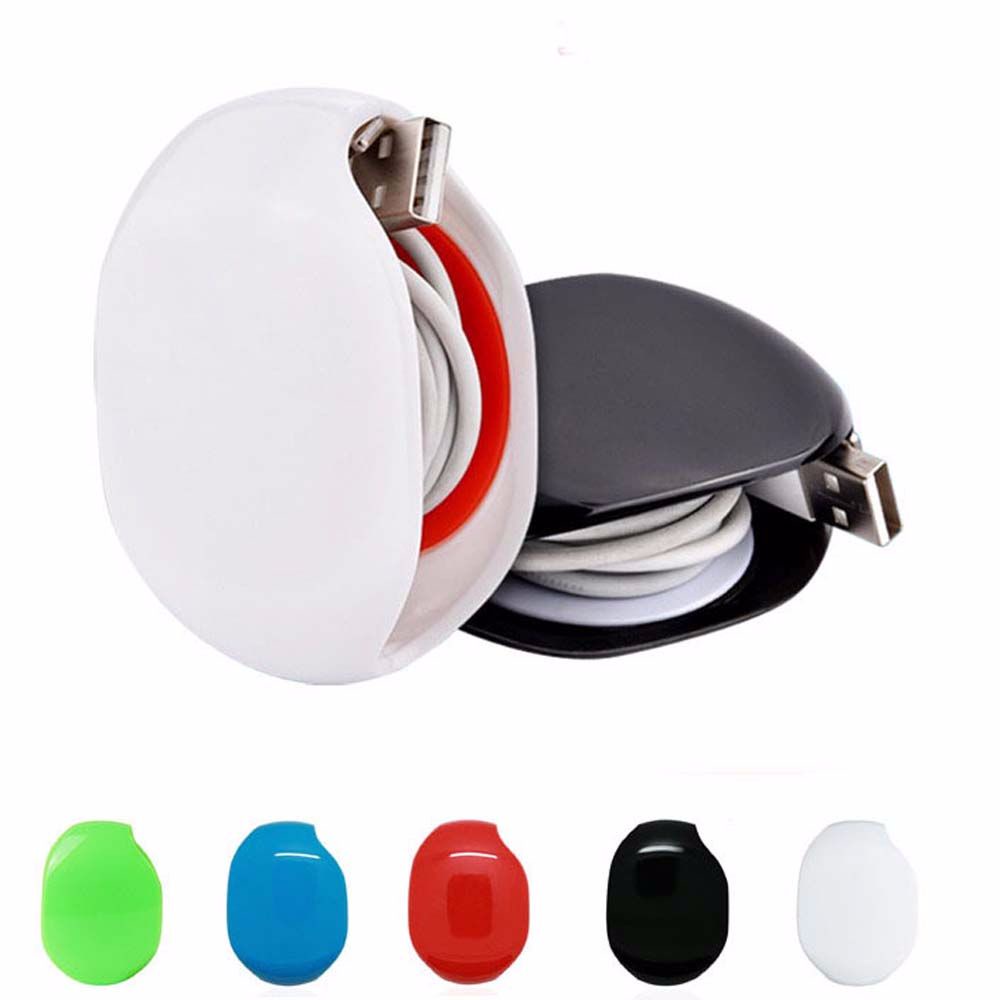 Phụ kiện quấn dây cáp sạc/tai nghe tự động sắp xếp gọn gàng cho điện thoại