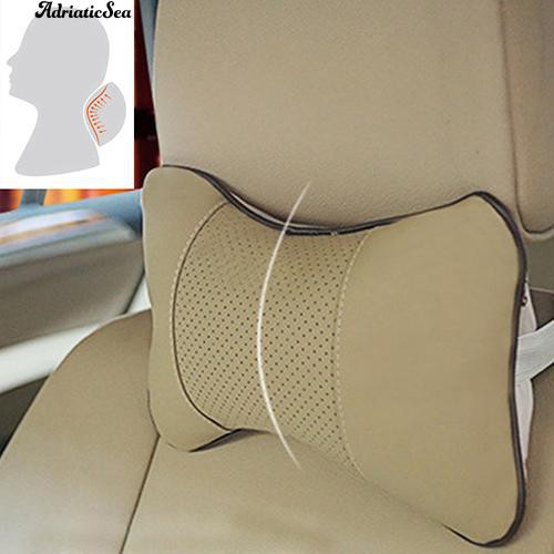 Gối cổ xe hơi giả da tiện lợi | BigBuy360 - bigbuy360.vn