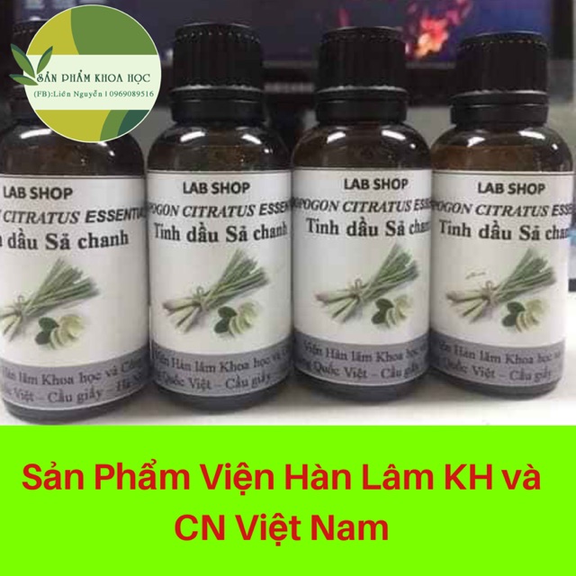 [Shop Uy Tín] Tinh Dầu Sả Chanh Nguyên chất Viện Hàn Lâm Khoa Học và Công Nghệ Việt Nam