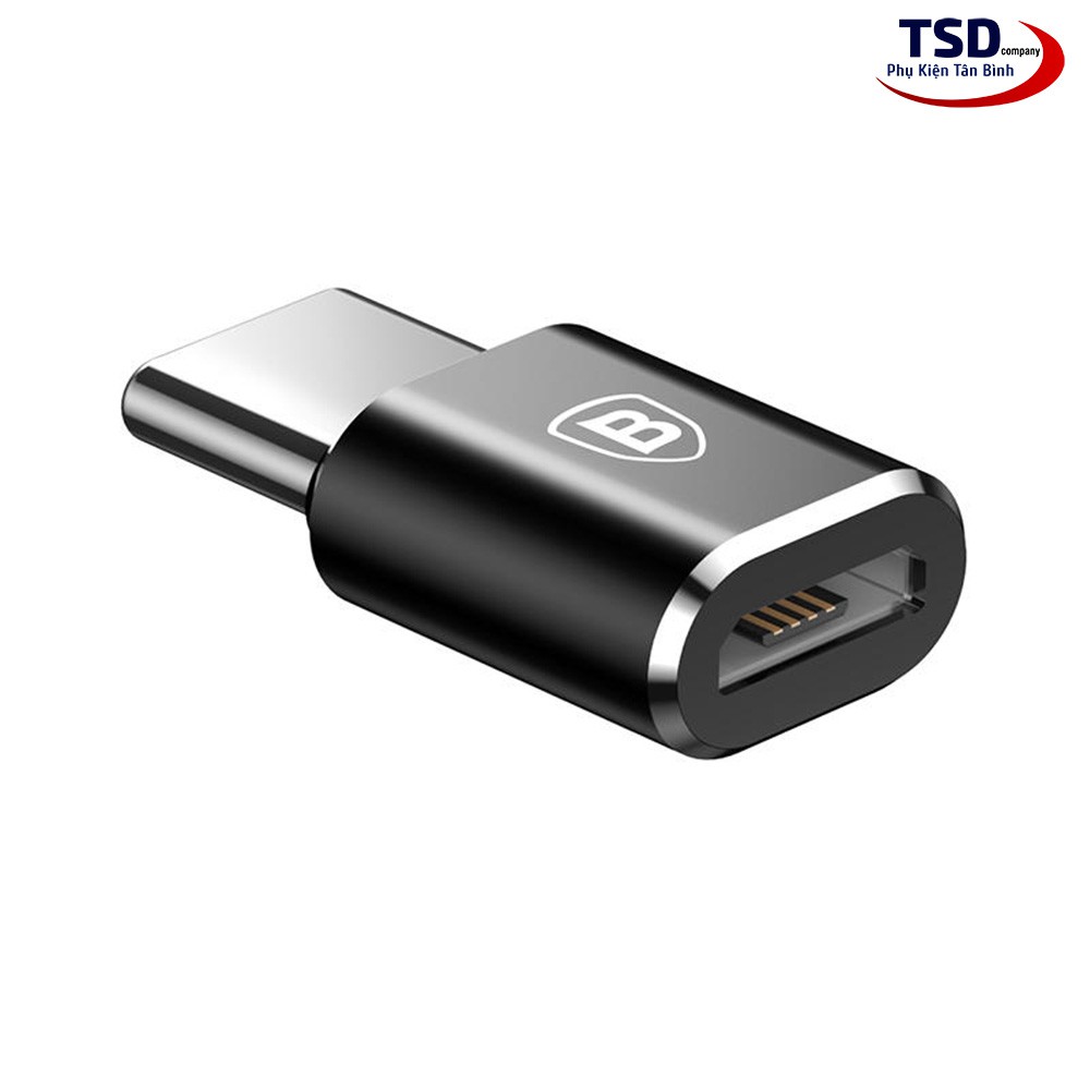 Đầu Chuyển Micro USB Sang Type C Baseus Chính Hãng